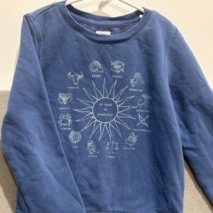 French blue Zodiac sweatshirt